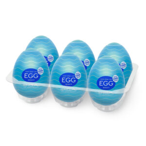 Tenga - Egg Wavy II Cool Edition (6 Pieces)