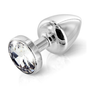 Diogol - Anni Butt Plug Round Silver Plated 25 mm