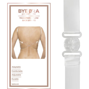 Bye Bra - Transparent Low Back Strap Clear