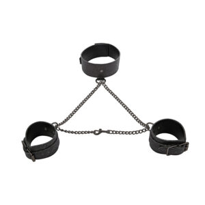 Sportsheets - Sex & Mischief Shadow Sparkle Collar and Cuff Set